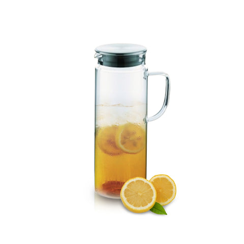 Carafe en verre borosilicaté 1,2L – pour boissons chaudes ou froides