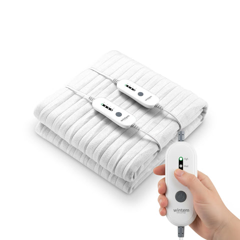 Elektrische thermische deken en wasbare elektrische onderdeken met snelle verwarming en 4 temperaturen