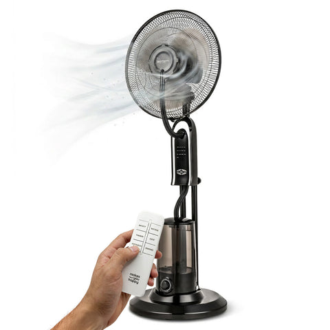 Staande ventilator met vernevelaar 75W – 3 snelheden en afstandsbediening