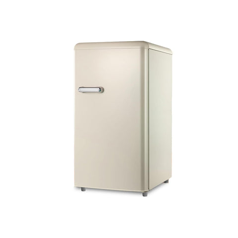 Réfrigérateur une porte rétro 100l crème