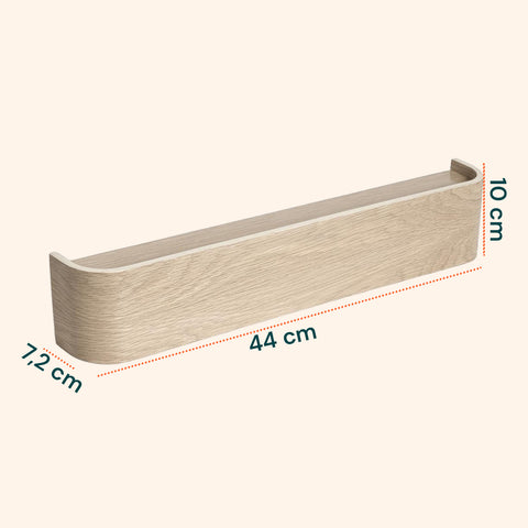 Moderne designwandkapstok met 4 verborgen haken