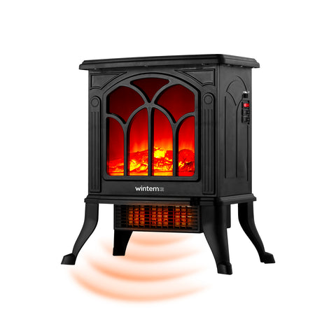 Decoratieve elektrische haard 1500 W met thermostaat – Persefone-kachel