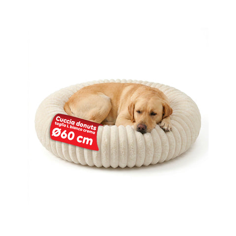 Panier Donut Doux et Confortable pour Chiens et Chats Différentes Tailles et Couleurs