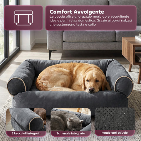 Panier/Canapé Doux pour Chiens et Chats, Différentes Tailles et Couleurs