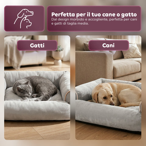 Panier/Canapé Doux pour Chiens et Chats, Différentes Tailles et Couleurs