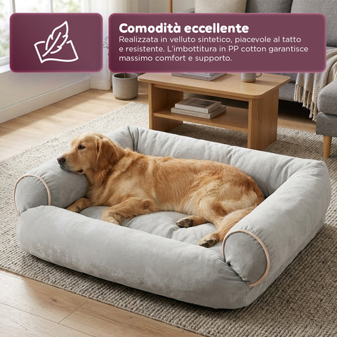 Panier/Canapé Doux pour Chiens et Chats, Différentes Tailles et Couleurs