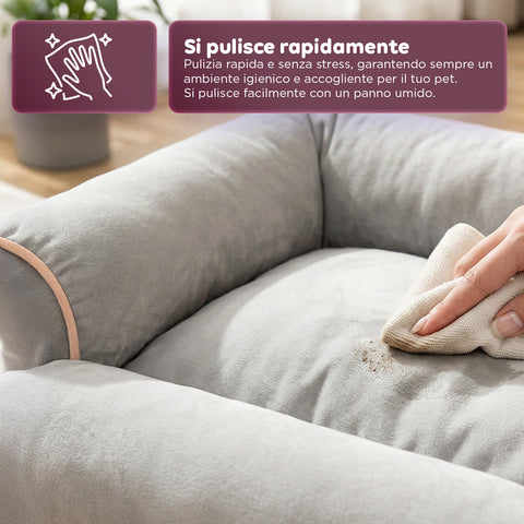 Panier/Canapé Doux pour Chiens et Chats, Différentes Tailles et Couleurs