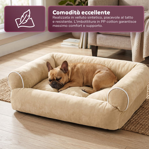 Panier/Canapé Doux pour Chiens et Chats, Différentes Tailles et Couleurs