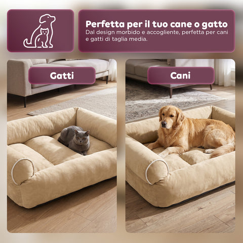 Panier/Canapé Doux pour Chiens et Chats, Différentes Tailles et Couleurs
