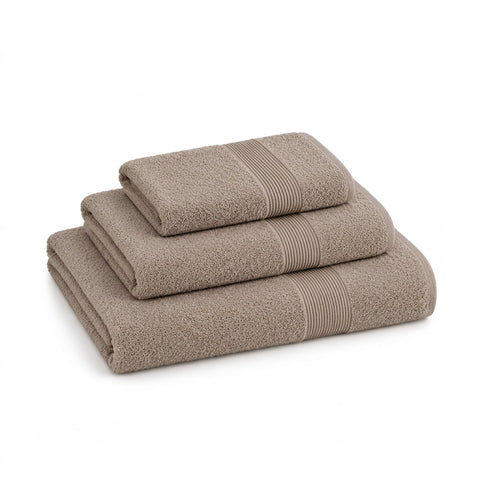 Lot de 3 serviettes de bain 100 % coton – Ensemble comprenant une serviette de 90x140, une serviette de 60x100 et une serviette d’invité de 40x60 cm, douces et absorbantes, 6 couleurs