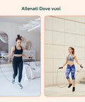 Corda da Salto Fitness con Impugnatura Ergonomica e Borsa