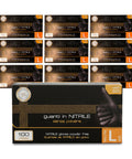 Guanti Nitrile Neri Senza Polvere – Set 100/1000 Pz Taglia M/L