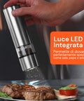 Macinaspezie Cordless A Batteria Con Luce Led