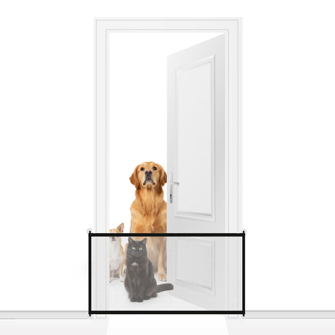 Beschermende dierenbarrière – metalen net van 140x72 cm met 4 inbegrepen haken