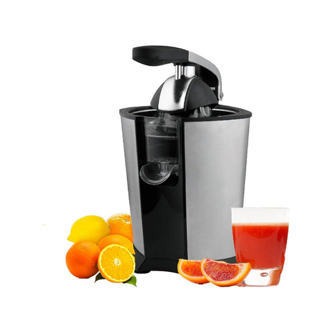 Elektrische citruspers van staal, 85 W, zwart