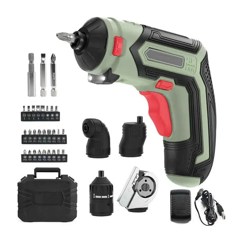 Visseuse multifonction 4v avec batterie 1,5 Ah et mallette avec 26 accessoires