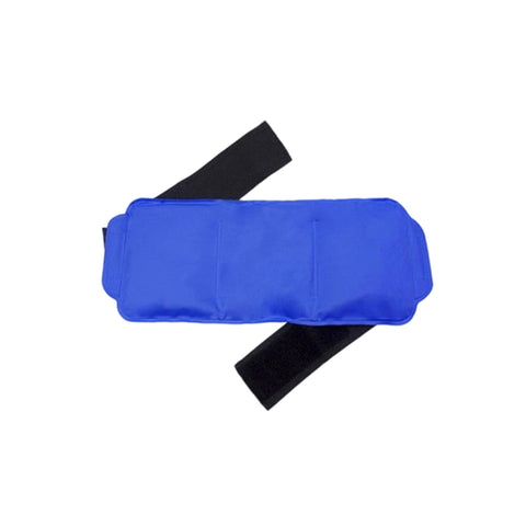 Compresse thermique en gel chaud/froid réutilisable avec bande élastique