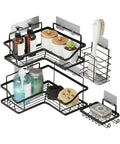 avilia home kit 4 mensole adesive da parete in metallo con ganci senza fori ean 8052879010996