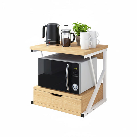 Magnetronmeubel voor de keuken van MDF met lade en bovenplank