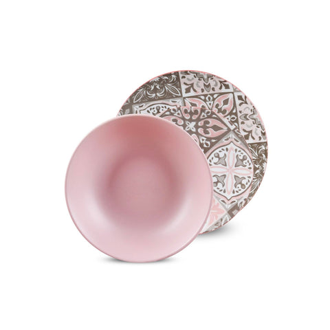 Servies 18-delig van porselein Maiori