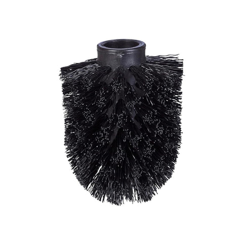 Reserveborstelkop voor toiletborstel, 8,5 cm/9 mm, zwart