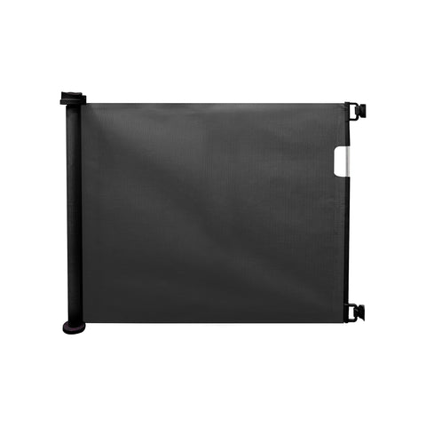 Veiligheidshekje voor kinderen met uitschuifbaar doek 130x8x88cm zwart
