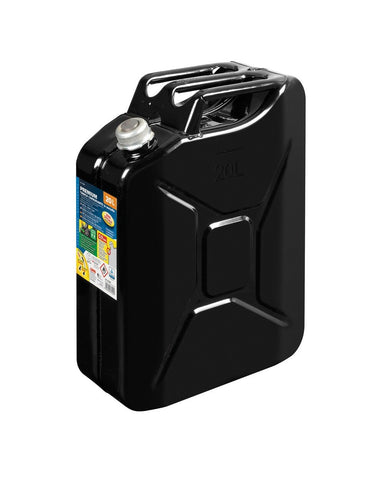 Jerrican de carburant en métal avec bouchon magnétique 20l
