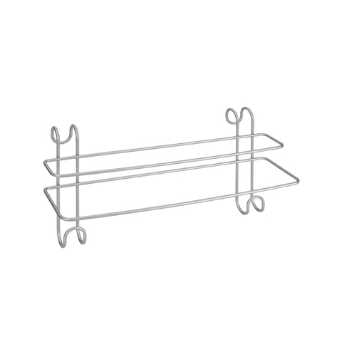 Barre porte-serviettes double avec crochets 39x15x20cm