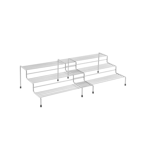 Set van 2 kruidenplankjes met 3 niveaus 28/55x23x13cm