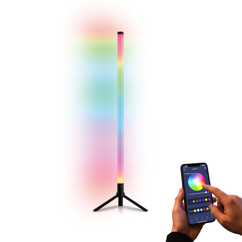 Tube LED 120 cm avec synchronisation musicale et télécommande 10 W