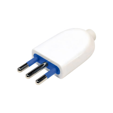 Verplaatsbare stekker met S11-contactopeningen 10 A 2p+T wit