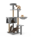 puppy lovers tiragraffi per gatti 120 cm con cuccia e amaca multilivello varie colorazioni ean 8054806950542
