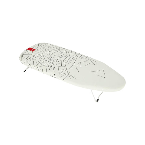 Opvouwbare strijkplank voor op tafel met hoes en haak, 73,5x31,5 cm
