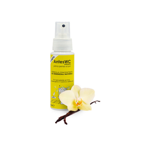 Spray anti-odeurs pour WC à la vanille 55ml