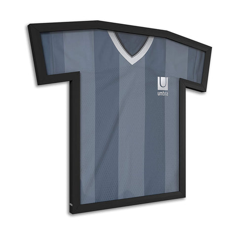Voetbalshirtlijst 72,5x62x3cm zwart
