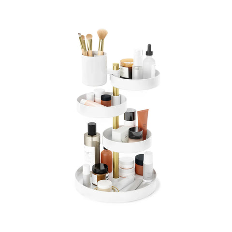 Organiseur à cosmétiques à 5 étagères rotatives 23x35cm