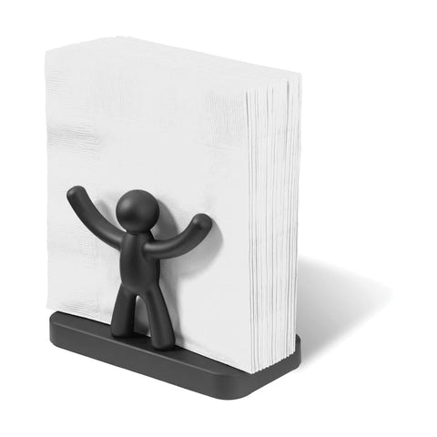 Porte-serviettes de cuisine Buddy noir