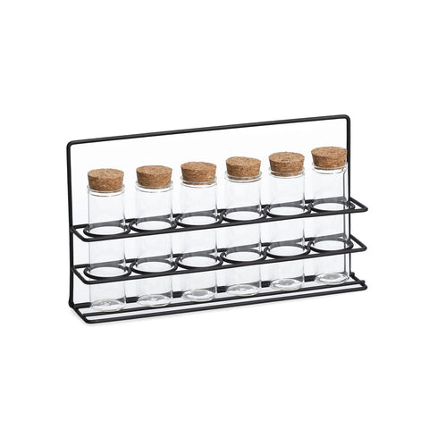 Organizer met 7 kruidenpotjes van 55ml