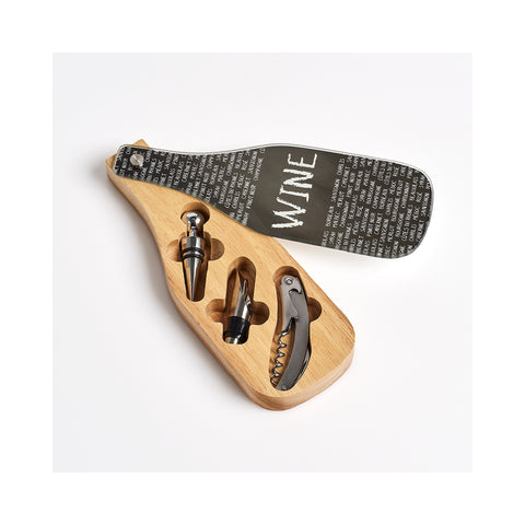Kit de 3 accessoires pour le vin – set de sommelier complet