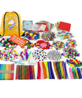 avilia kit creativo bambini 4 12 anni con zaino unicorno e 100 pezzi ean 8056819053623