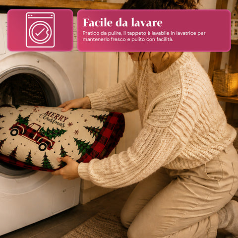 saint joy copri base albero di natale a120 cm in peluche 4 fantasie ean 8050043128331