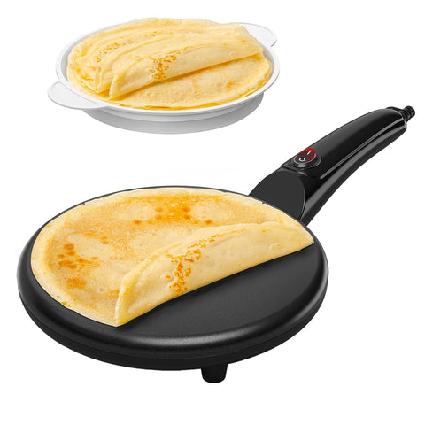 Antiaanbakpan voor crêpes met handvat 20cm, 700W