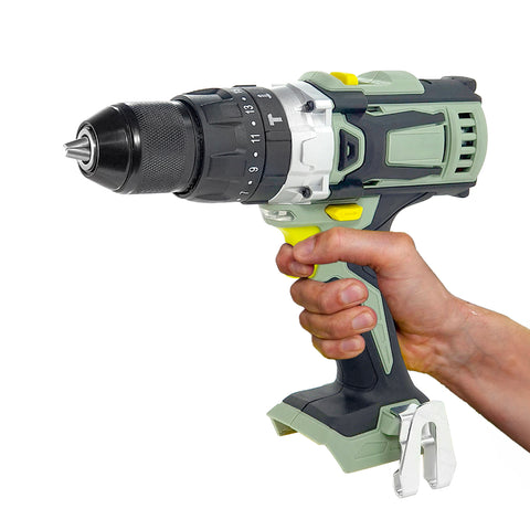 Accuboormachine met slagfunctie, 2 mechanische snelheden, 20 V - 230 Hz