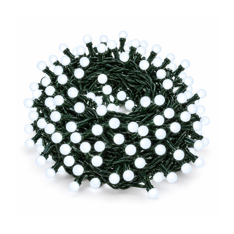 saint joy catena luminosa 500 led cherry 125 m 8 giochi di luce ip44 ean 8056819081220