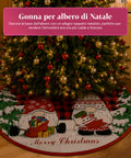 saint joy copri base albero di natale a120 cm in peluche 4 fantasie ean 8050043128331