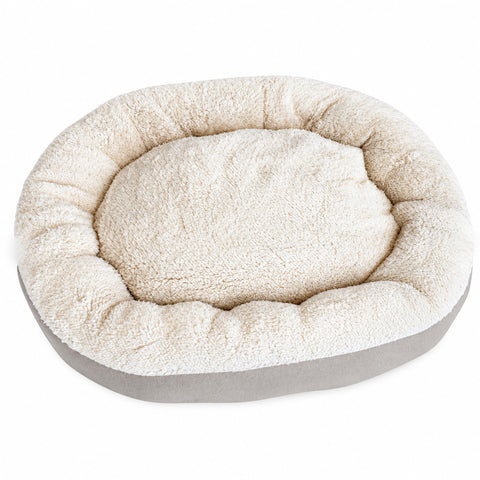 saint joy cuccia per cani e gatti 60x60 cm morbida in 3 colori lettino imbottito con bordo rialzato peluche in poliestere ean 8056819080803