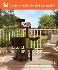 puppy lovers tiragraffi per gatti 120 cm con cuccia e amaca multilivello varie colorazioni ean 8054806950542