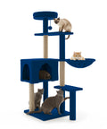 puppy lovers tiragraffi per gatti 120 cm con cuccia e amaca multilivello varie colorazioni ean 8054806950542