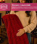 saint joy runner natalizio 33x180 cm con alberi in rilievo rosso o verde ean 8050043128317