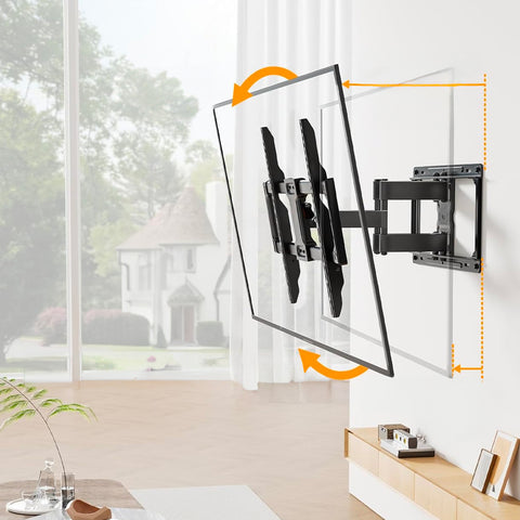 Full-motion-wandbeugel voor tv's van 37 tot 70 inch
